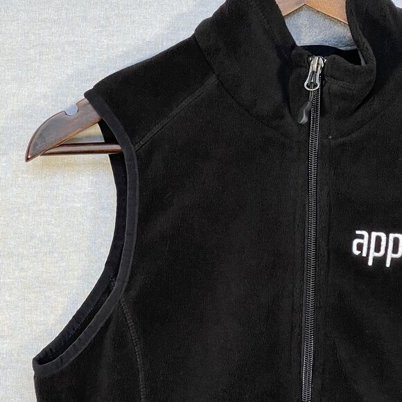 Roots Canada Athletic Fleece Vest Full Zip Women‎ S Black Sleeveless Pockets - Picture 6 of 13